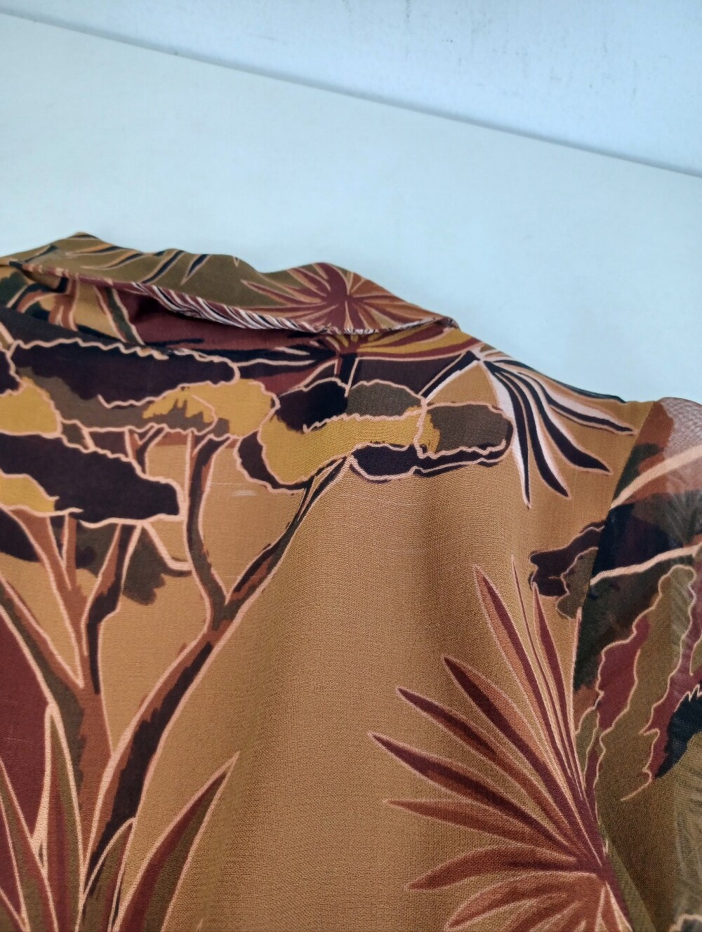 Farm Rio Savana Dream Maxi Dress Size XS Women Long Sleeve Viscose V Neck Boho - Picture 11 of 16
